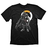 Gaya Entertainment Herren Overwatch T-Shirt 'Reaper Logo', Schwarz, L