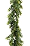 Nova-Nature künstliche Tannengirlande Oslo Spritzguss (ohne Zapfen, 165 Tips)