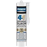 Pronova Universalsilikon Hellbraun 300ml für Küche, Bad, Sanitär im Innen und Außenb