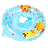 Baby Schwimmring, Baby Schwimmen Ring, Baby Pool Schwimmhilfe, Baby Schwimmhilfen mit Schwimmsitz PVC für Kleinkind 6 Monate bis 36 Monate(Blau)