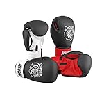 Kwon Kinder Tiger Boxhandschuhe Gr. 10 oz schwarz/weiß