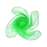 MYBOON 60x60CM Unisex Sailor Glitter Silky Square Neck Schal Candy Color Lady Ribbon Taschentuch Dance Sheer Tüll Head Wrap 12 Farben Frauen Schal Deep G