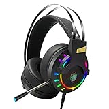 Kasch Am Kopf montiertes Gaming-RGB-Festzelt-Headset 7.1-Headset mit Mik