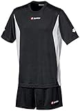 Lotto Sport Herren Shirt mit Short Kit Stars, Schwarz, XL
