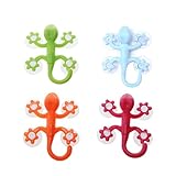 Hotsel Gecko-Saugnapf-Wandhaken Saughaken Für Badezimmer Oder Küche Kinder Badezimmer Saughaken Wandhaken Leistungsstarker Kunststoff-Gecko Vier Saugnäpfe Haken Wandhalter Für Badezimmerdek