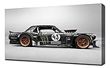 Lilarama 2014-Hoonigan-Ford-Mustang-RTR-by-Ken-Block-V2-1080 - Art Leinwandbild - Kunstdrucke - Gemälde Wandb