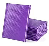 30 Stück A5 Luftpolsterumschläge,16 x 23 cm Violett Versandtaschen,Poly Bubble Mailers Padded Envelopes Selbstklebend Bubble Mailer Polsterumschläge für Verpackung und Aufbewahrung,V