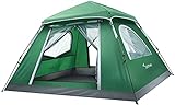 Zelt, Sportneer Wurfzelt Zelte 2-3 Personen Campingzelt, Großes Familienzelt Sonnenschutz für Outdoor Camping Festival Angeln, 240 x 220 x 150