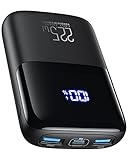 INIU Powerbank, Klein Aber Stark 22.5W 10000mAh PD3.0 QC4.0 Tragbares Schnellladegerät, Externer Akku mit Handyhalterung für iPhone 13 12 Pro Samsung S21 S20 Huawei Xiaomi LG iPad Tablet Airpods usw