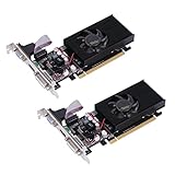 Timagebreze 2X GT210 1G D2 64BIT-Bildkarte, Helle Bildkarte mit Zwei Bildschirmen UnterstüTzt GroßE und Kleine GehäUse/All-In-One/Desktop