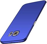 Schutzhülle für Samsung Galaxy S6 Edge, dünn, leicht, schützt vor Stößen, Kratzern, Rutschen, Fingerabdrücken, Polycarbonat, ultradünn, für Samsung Galaxy S6 Edge (blau)