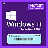 Windows 11 Pro 64 Bit | Originaler OEM Lizenzschlüssel | Mehrsprachig | 100% Aktivierung | 1 PC | Sie können auch Windows 10 aktualisieren | Schneller V