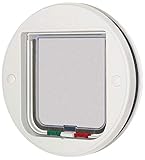 Cat Mate Katzenklappe 4-Wege-Verschluss für Glastüren ø: 24.5 cm w