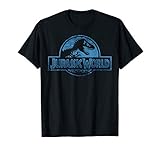 Jurassic World Blue Dinosaur Scale Logo T-S