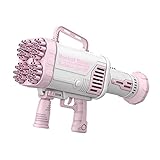 automatische Seifenblasenmaschine Blasengebläse Tragbare Bubble Maker 44-Loch 64-Loch Blase Maschine Bazooka Gatling Bubble Pistole Wiederaufladbare Kinderspielzeug Paar Geschenk Blasenneb