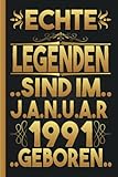 Echte Legenden Sind Im Januar 1991 Geborenh: 30. geburtstag geschenk männer Und Fraue, geschenkideen für mädchen Und junge 30 jahre, 30 geburtstag ... 30 Jahre alte Geburtstagsk