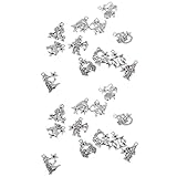 Perfeclan 2X Schmuckherstellung Sternzeichen Metall Horoskop Charms Anhänger fü