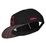 Nebelkind Snapback Cap Schwarz Barbed Wire Stacheldraht Rot Größenverstellbar Unisex One S