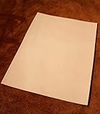 Förster-Fellnest Echt Leder Zuschnitt 24x32 cm, Blankleder, Dickleder, Punzierleder - kräftige, pflanzlich, vegetabil gegerbte Rindleder, Vollrindleder mit ca. 3,2 mm Stärke und echtem Narbenb