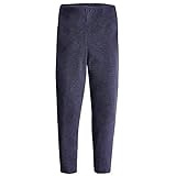 con-ta Kinder Lange Hose Thermo, wärmende Leggings aus natürlicher Baumwolle, Thermounterwäsche, Kinderbekleidung, Marine, Größe: 152