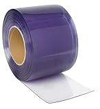 Kerbl 291156 Pvc Vorhang, 200 x 2 mm, transparent, 25 m R