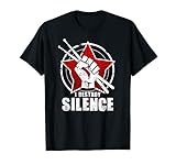 Herren Drummer I Destroy Silence Schlagzeug Geschenk T-S