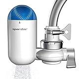 Spardar Wasser Filtersystem, Prämie Wasserfilter Wasserhahn Tischwasserfilter mit Wasser Filterkartuschen, Küchenzubehör für Gesunder Lebensstil(08 Wasserhahn-Filter)