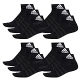 adidas 12 Paar Performance Sneaker / Quarter Socken Unisex Kurzsocke , Farbe:Black, Socken & Strümpfe:40-42