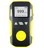 Kohlenmonoxid-CO-Meter von FORENSICS mit Ton-, Licht- und Vibrationsalarm, Bereich 0-1000 pp