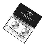 Kaffeefilter, Edelstahl Nachfüllbares Metall Do-lce-Gus- to Pod Tasse Do-lce-Gus- to Filter Körbe Capsule Dripper Wiederverwendbare Kapsel für Do-lce-Gus-to (Farbe : 2 Capusles 1 Tamper)