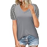 HHOP sexy blusen Damen Festliche Bluse Damen Flory Day Bluse Frauen Damenpullover Langarm elegant Flory Day Pullover mit rückenausschnitt Tunika Damen Langarm Winter fancyclothing