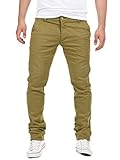 Yazubi Chino Herrenhosen grün Dustin by Yzb Jeans Hosen - Khaki Hose Business Olive Chinohose Maenner Stretch 401, Grün (D. Green 4R170517), W31/L34