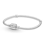 Pandora Star Wars Schlangen-Gliederarmband aus Sterling-Silber mit kugelförmigem Verschluss - Größe 17 - 599254C00-17