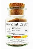 Bio Ceylon Zimt gemahlen im Glas Gewürzkontor Mü