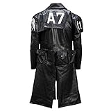 Tarix Apparel Vegas Veteran Ranger A7 Staubwedel Leder Mantel Wildleder Braun, Schwarz , L