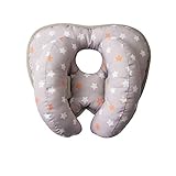 Babyreisekissen für Kinderwagen oder Bett,2 in 1 Kinderwagen Kinderwagen Soft Head Neck Support Verstellbares Baby Travel Nackenkissen für 6 Monate bis 2 Jahr Baby（Pink Lila）