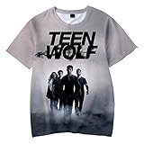 UBUB Teen Wolf T-Shirts Männer/Frauen Tv-Serie Teen Wolf 3D-Print T-Shirt Mode Lässig Harajuku Style T-Shirt Streetwear Plus Size Top