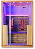 SudoreWell® Infrarotkabine Infrarot Sauna Pandora 130 x 94 x 190cm (Breite x Tiefe x Höhe)