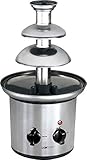 Clatronic SKB 3248 Schokoladenbrunnen, Schokobrunnen, Schokofondue elektrisch, für jede Schokolade und Karamell mit Fließ- & Schmelzfunktion, Schokoladen-Maschine perfekt für Weihnachten S