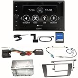 XZENT X-427 Digitalradio Bluetooth USB Autoradio DAB+ PKW Navigation Einbauset kompatibel mit Skoda Octavia 2 Yeti 5L