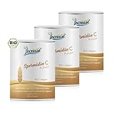 Nimm 3, zahl 2 Aktion | Increase Spermidin C Pulver aus Bio Weizenkeimen | 3x500g | mit Vitamin C aus Bio Acerola & Bio Hagebutte | vegan | mit 4,5mg Spermidin pro Portion | Made in Germany