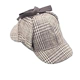 Ruluti Unisex Cosplay Cap Detective Sherlock Destalker Hat Neue Barets Cap Detective Kostüm Für Männer Und F