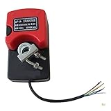 LXH-SH Das elektromagnetische Ventil Motorisierte Luftklappen Ventil Luftklappenantrieb Luftvolumenregelventil Elektrischer Antrieb Regler mit Regler Industriebedarf (Voltage : AC220V)