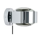 Top-Light Puk Maxx Wall Plus Wandleuchte Chrom glänzend - Leuchtenkopf Linse/L