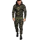 BGTKHKS Jogginganzug Herren Teenager Trainingsanzug,Mode Sweathose Hoodie Männer Sportanzug Freizeitanzug Sweatjacke mit Kapuze Hoodie Sporthose Set Jogging Anzug Trainings Suit Anzug Jogging