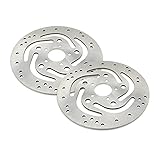 WEIDUBAIHUO Bremsscheiben 2 STÜCKE Für Harley Für Sportster 1200 Für Dyna 1450 Für Touring 1450 Für Road King 2000-2008 Motorrad Hinten Vorne Rechts Bremsscheib