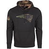 New Era Fleece Hoody - NFL New England Patriots schwarz - L