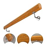 CZYNB 1FT-20FT Natürliche Holztreppe Banister Handlauf, rutschfeste Kiefer Handläufe Komplettkit, ältere Geländer, Wandmontage Gartenkorridor Lofts Decking Geländer (Size : 4ft/120cm)