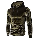 SLYZ Herbst Winter European Code Herren Reine Farbe Lässiger Kapuzenpullover Herrenjacke Schlanker Pullover Herrenob