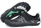SAGUARO Badeschuhe Herren Barfussschuhe Outdoor Sommer Aqua Schuhe Atmungsaktiv rutschfest Schnellverschlüsse Männer Traillaufschuhe Schwarz 43